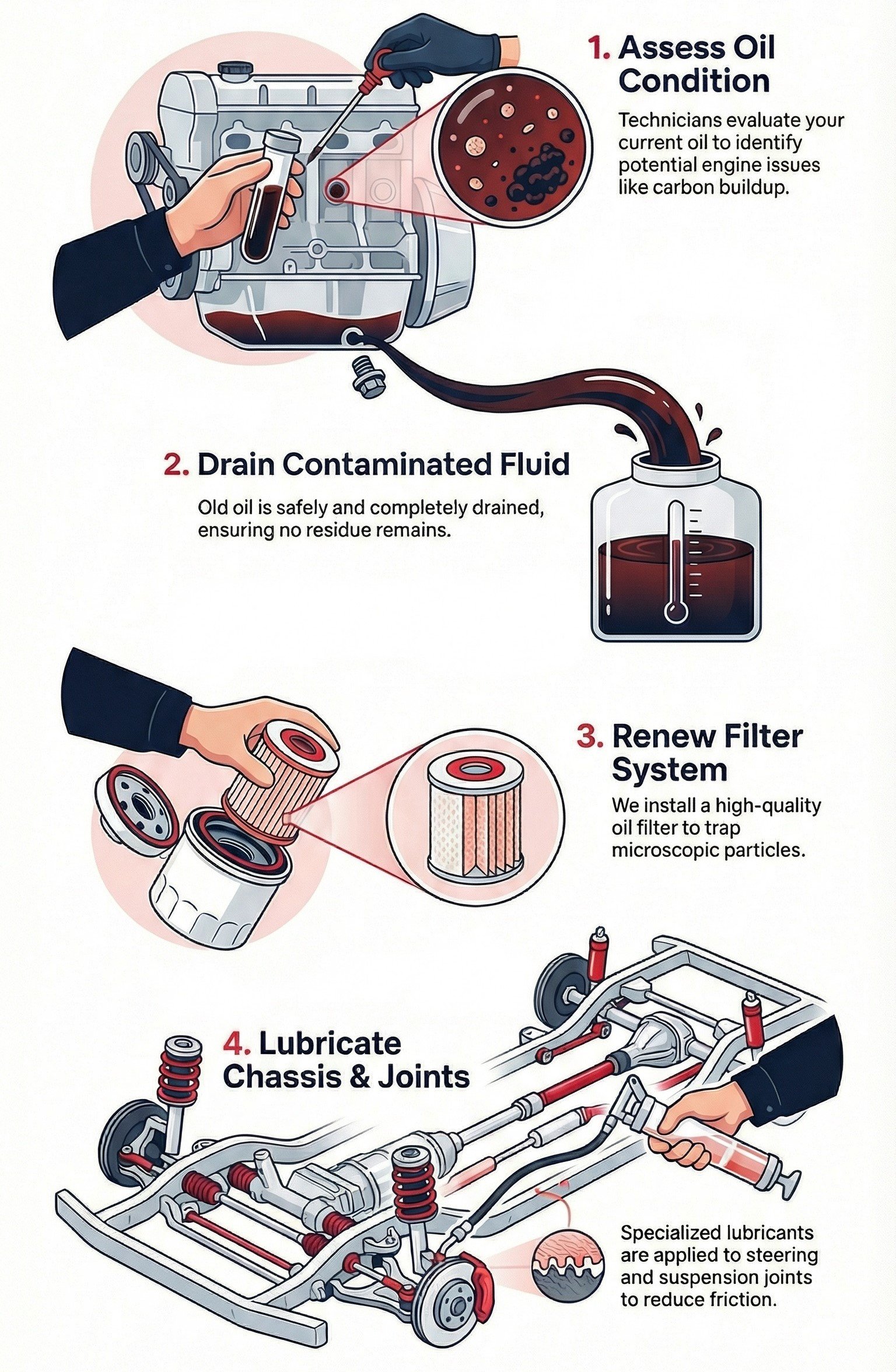 car oil change and lubrication infographic car oil change and lubrication infographic